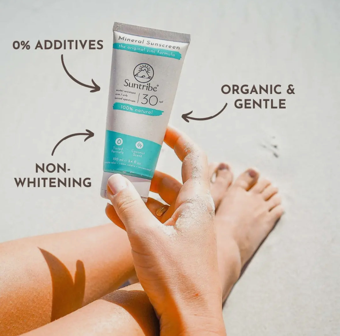 Suntribe Natural Mineral Sunscreen Spf 30
