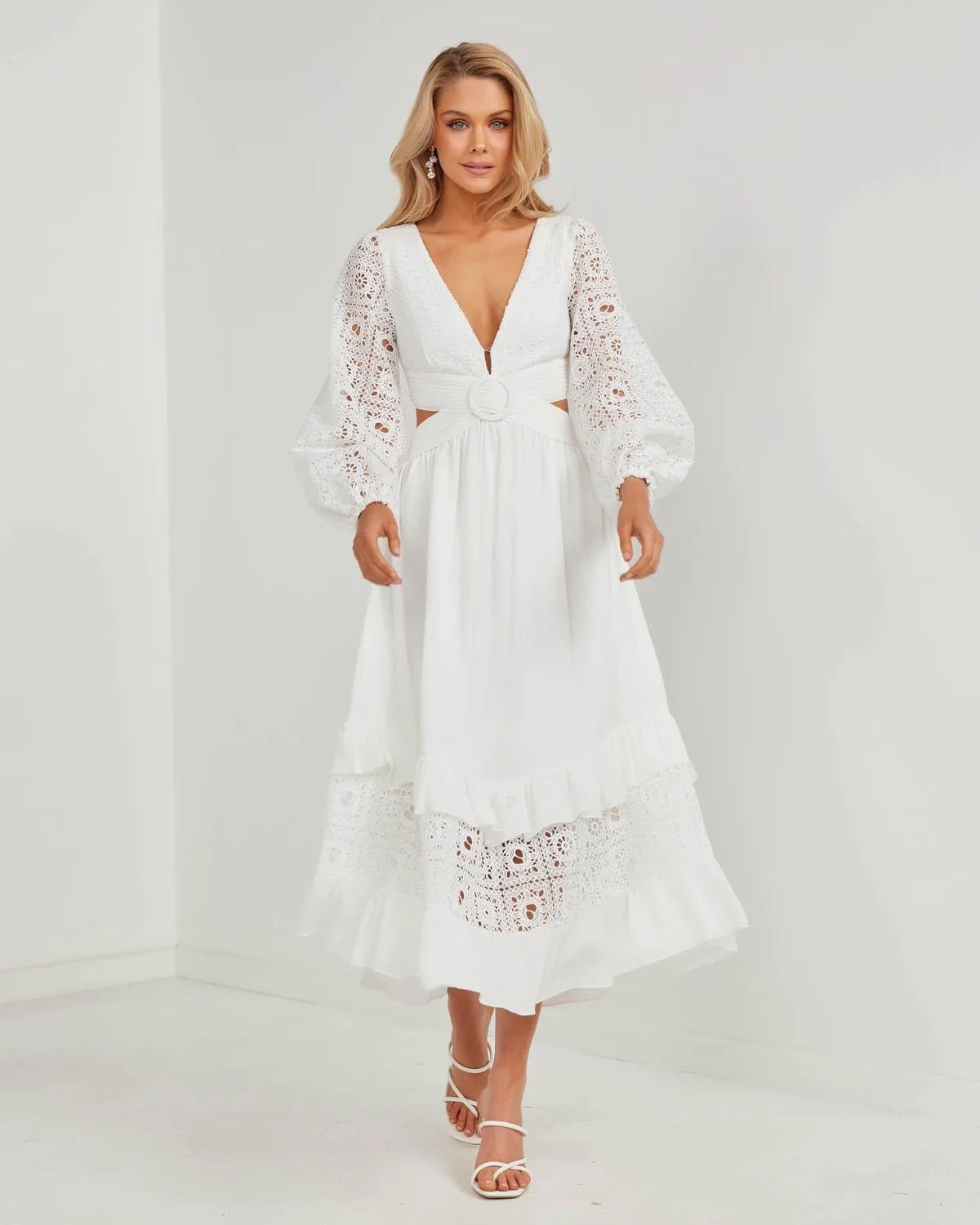 Two Sisters The Label LANA DRESS WHITE