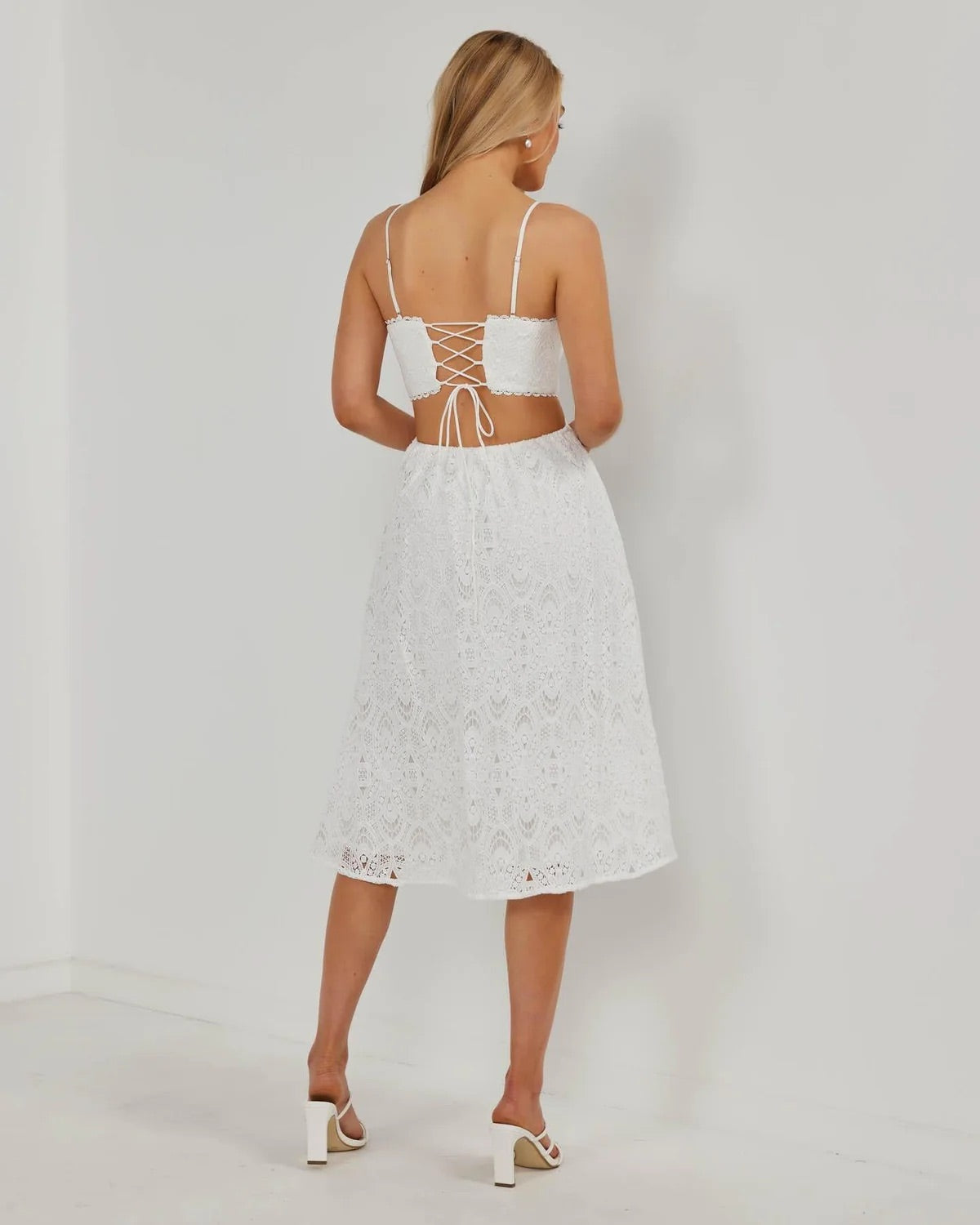 Two Sisters The Label EMILIA DRESS-WHITE