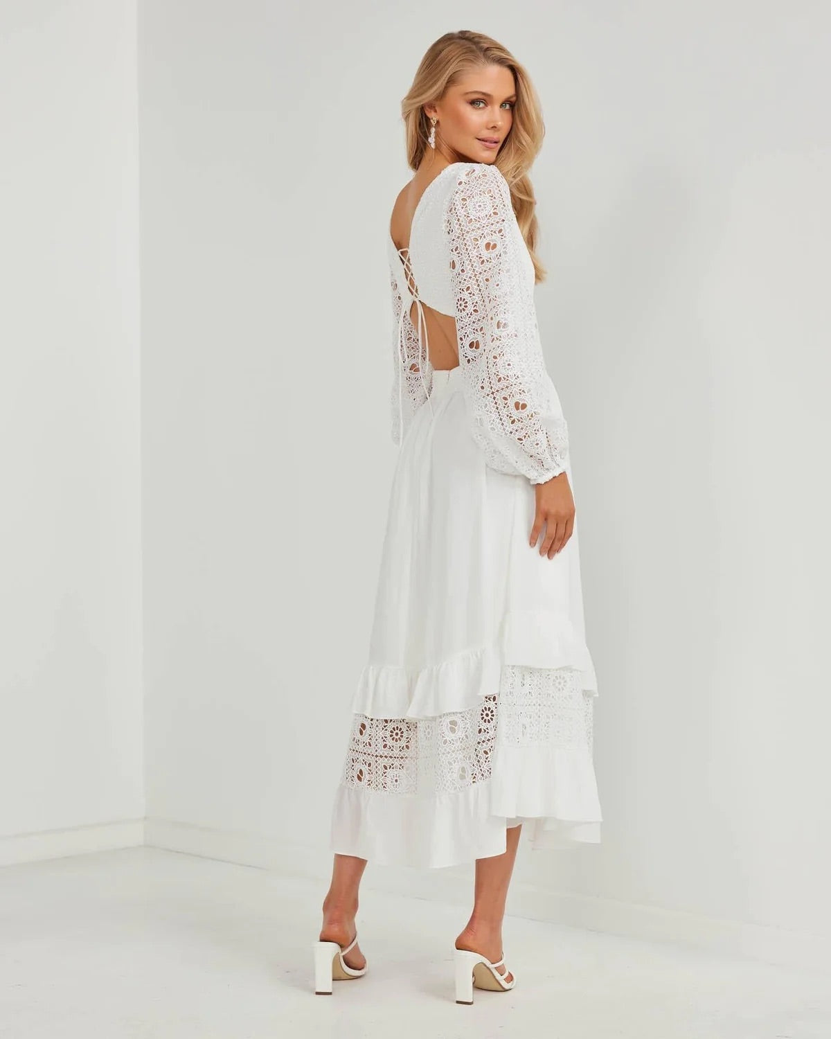 Two Sisters The Label LANA DRESS WHITE