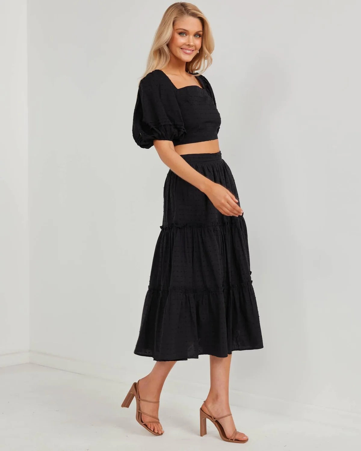 Two Sisters the Label LACACIA SET-BLACK