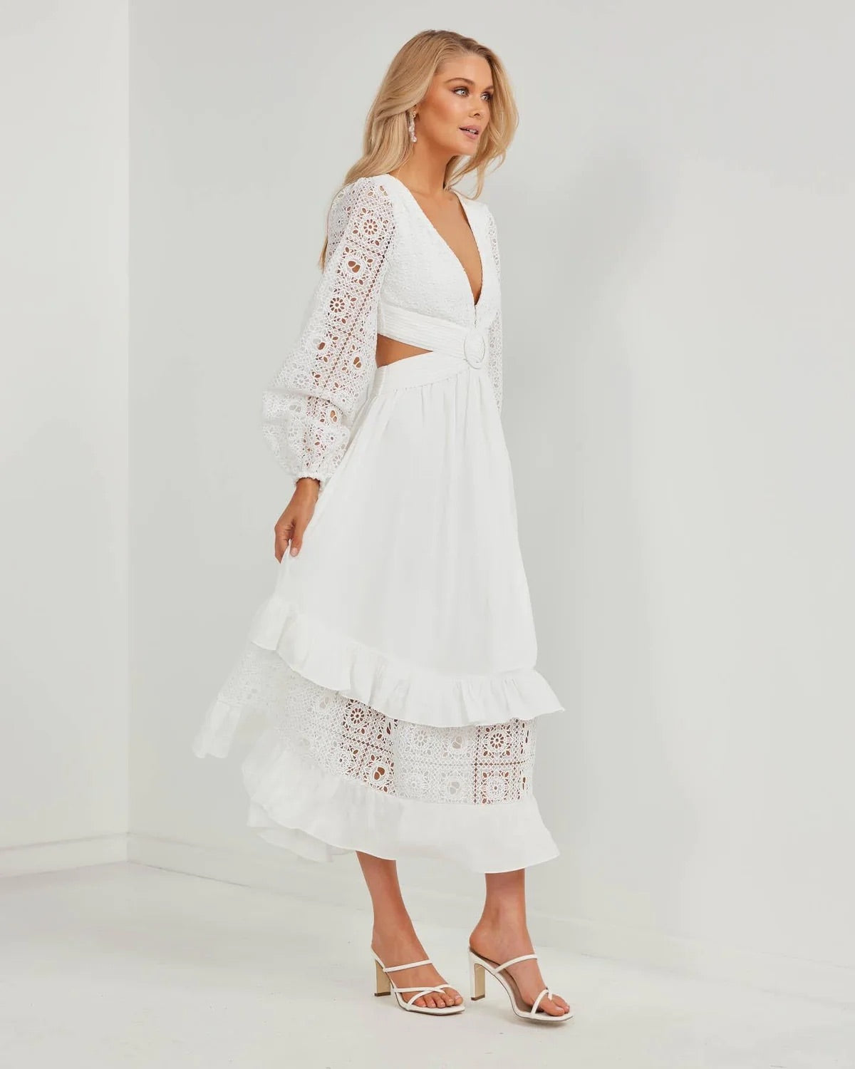 Two Sisters The Label LANA DRESS WHITE