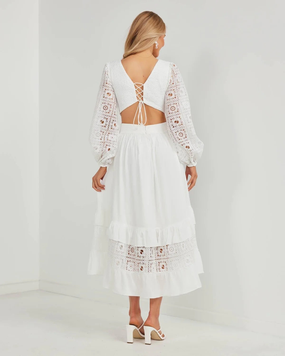Two Sisters The Label LANA DRESS WHITE