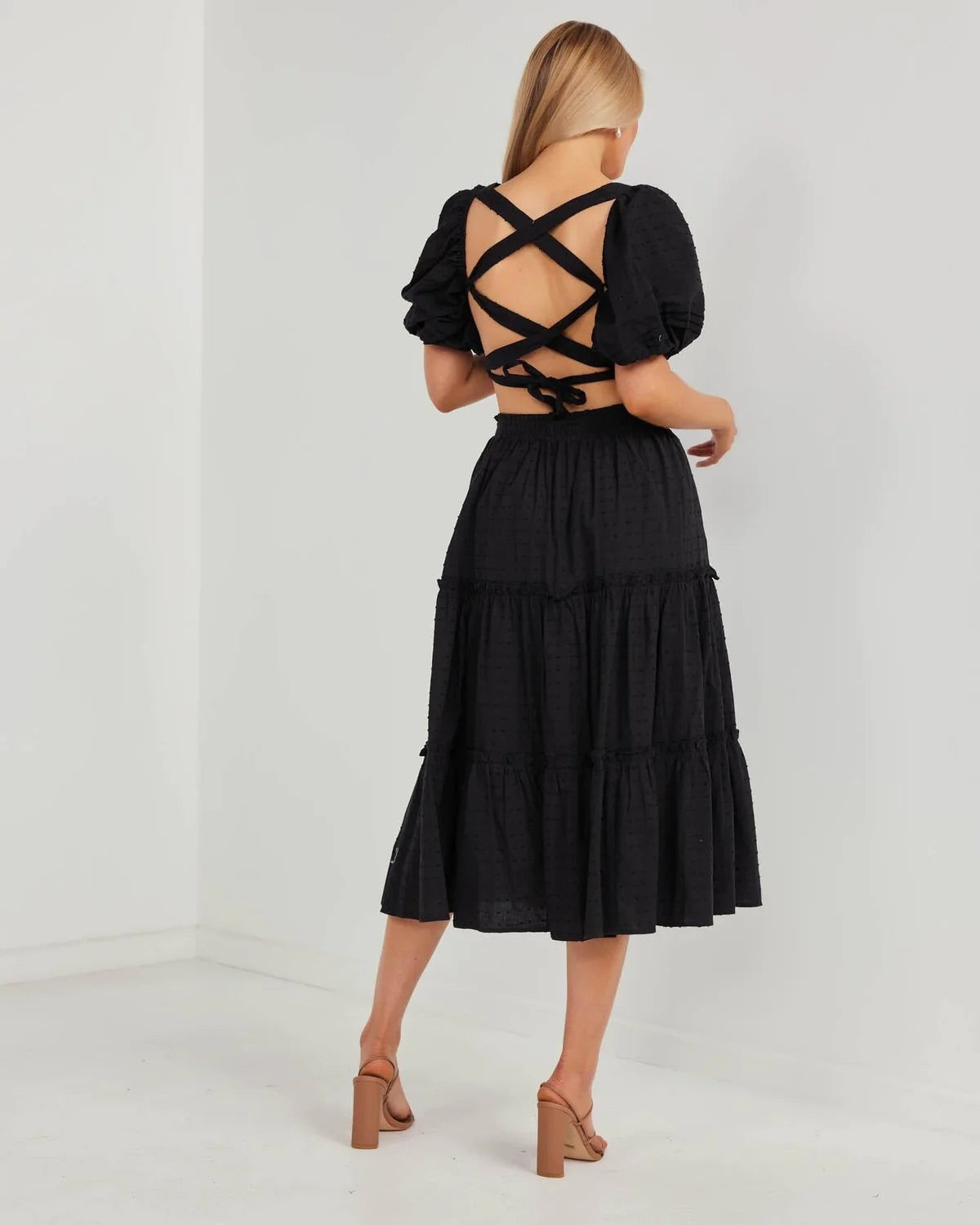 Two Sisters the Label LACACIA SET-BLACK
