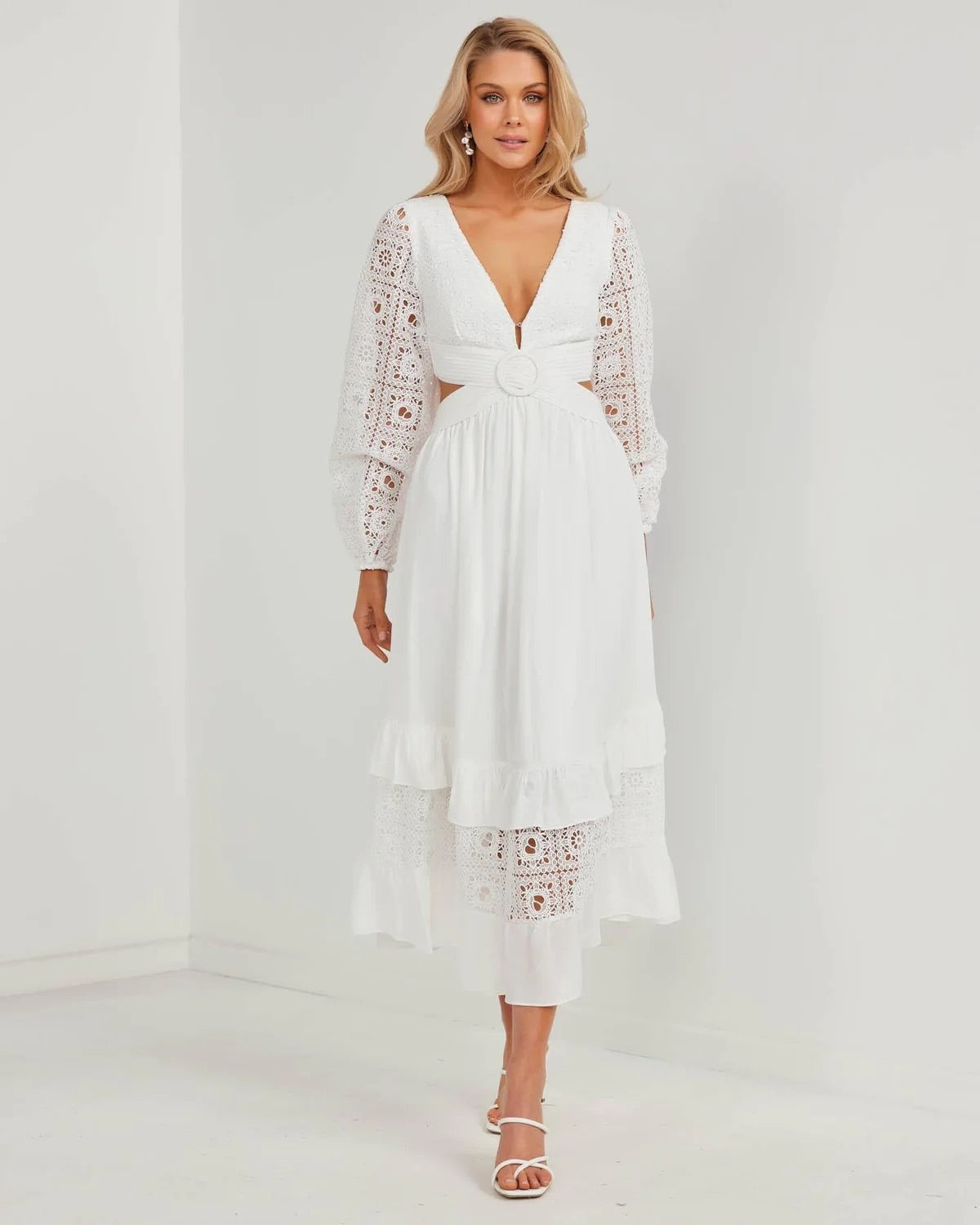 Two Sisters The Label LANA DRESS WHITE