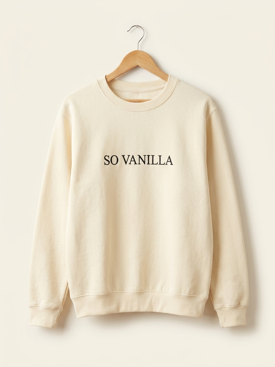 So Vanilla Message Sweatshirt