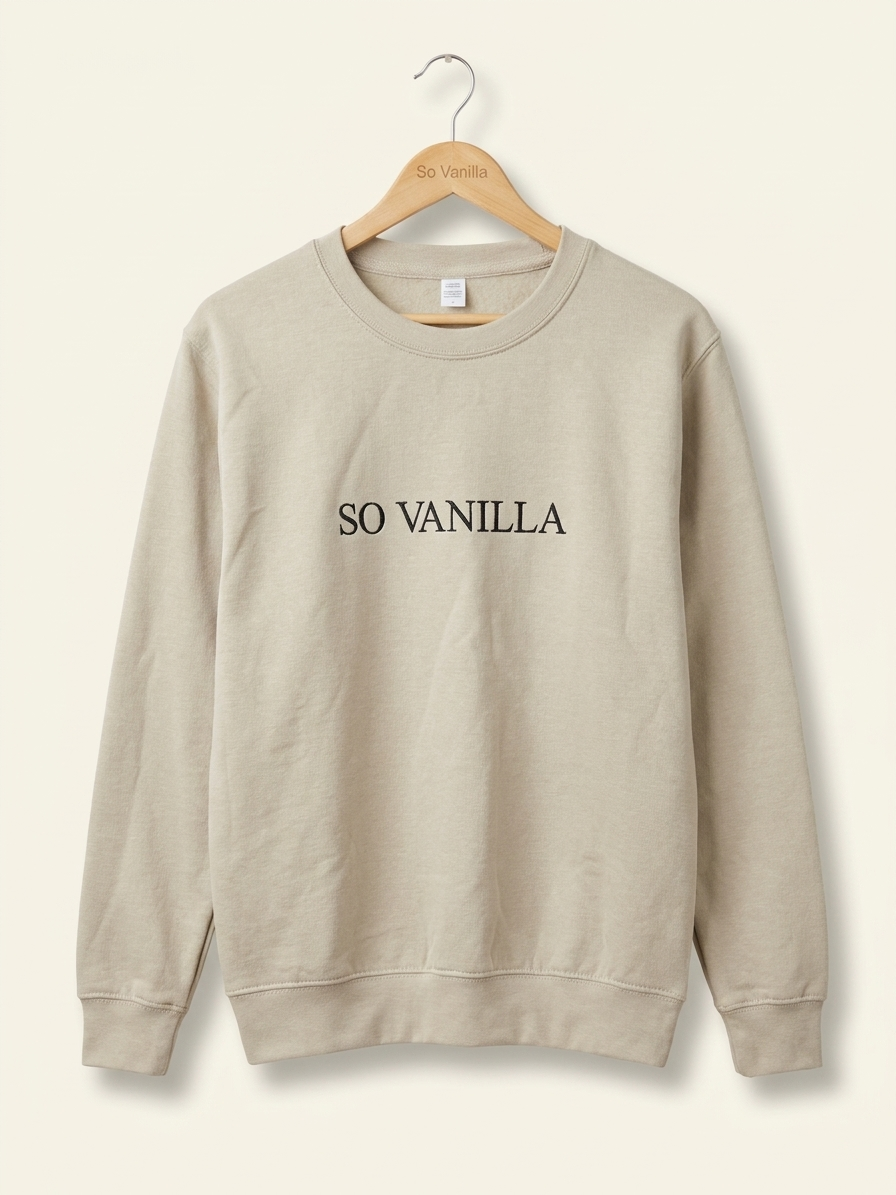 So Vanilla Message Sweatshirt