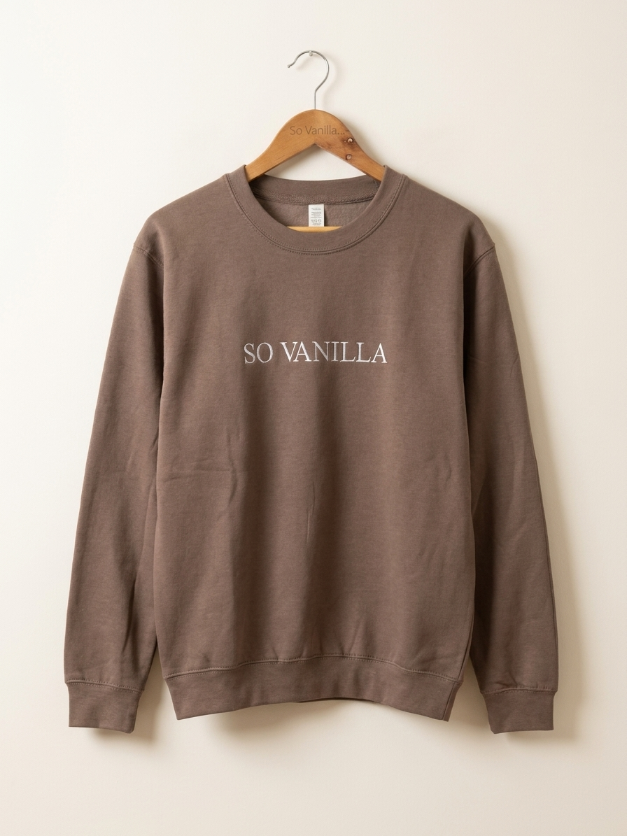 So Vanilla Message Sweatshirt