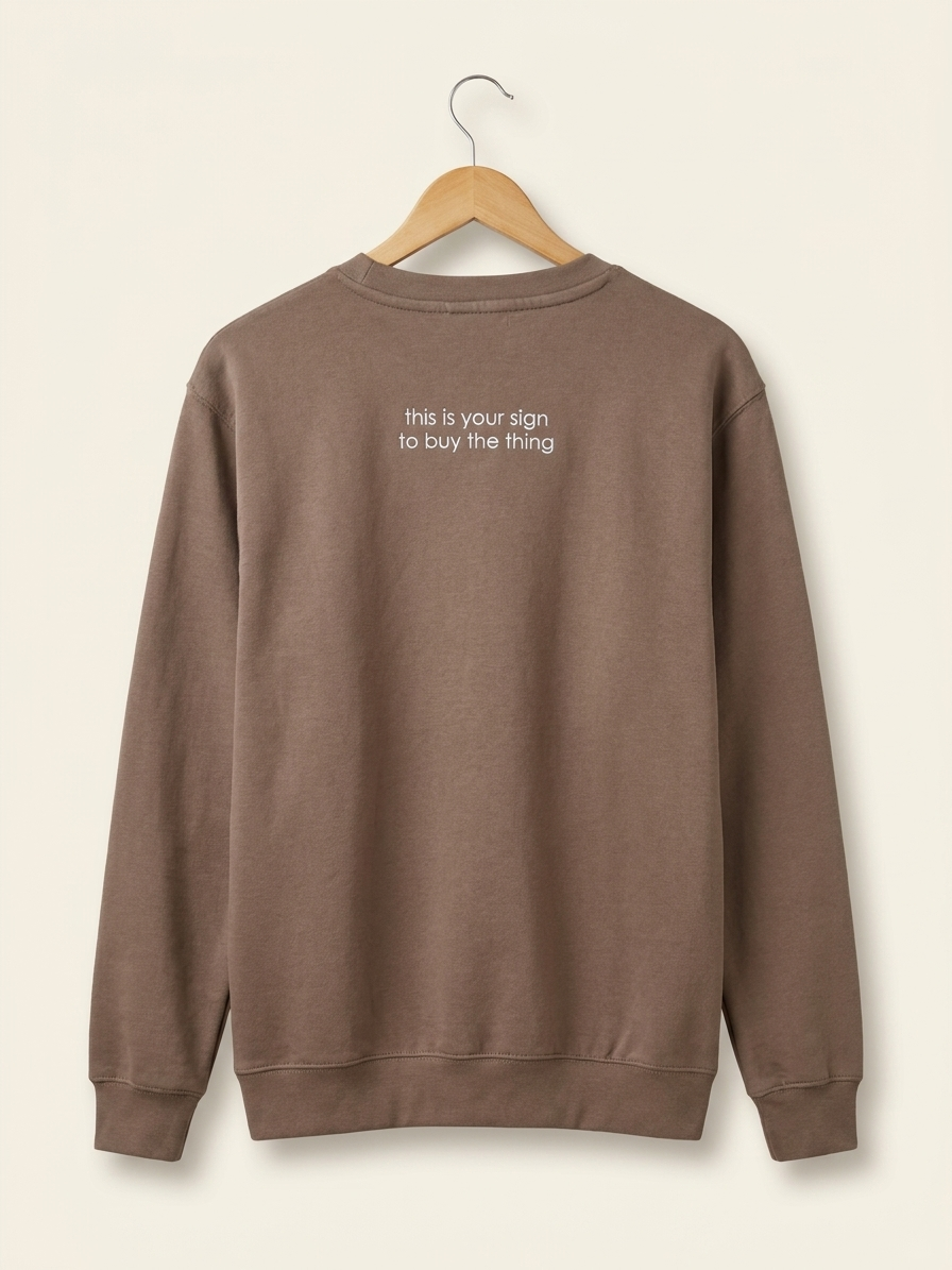 So Vanilla Message Sweatshirt