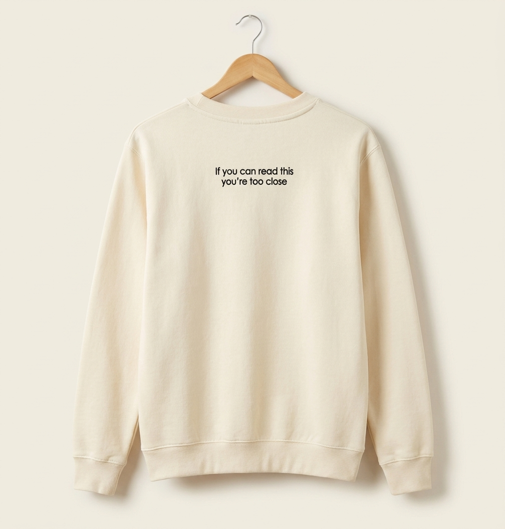 So Vanilla Message Sweatshirt