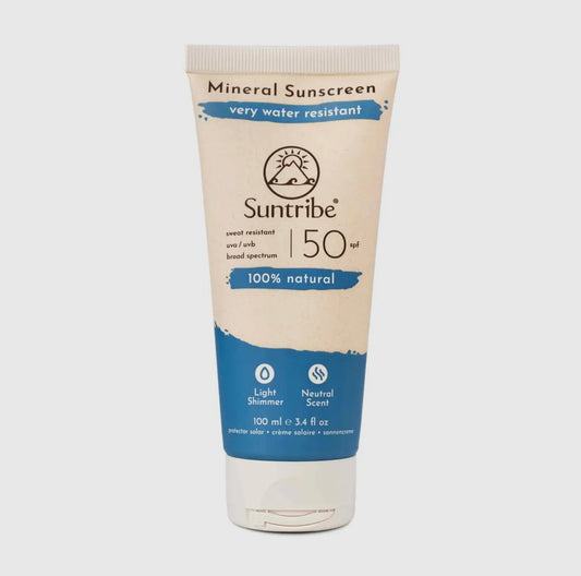 Suntribe Active Natural Mineral Sunscreen Spf 50