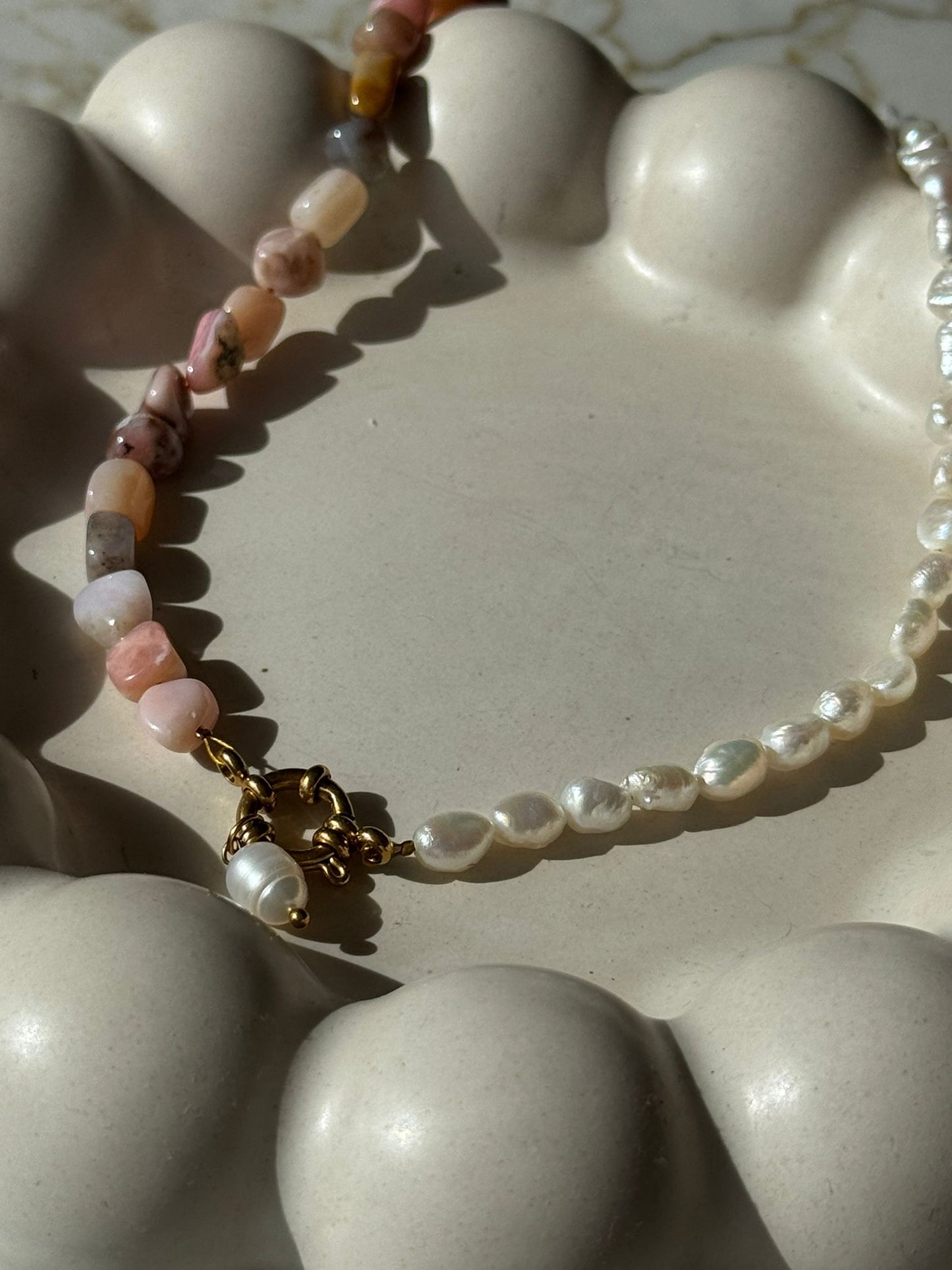 Dune and Pearl Necklace